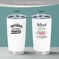 thumbnail image 3 of Retirement Gifts for Woman 2024, Best Retirement Gifts Ideas, Retired Gifts for Women, Retirement Gifts for Coworker, Happy Retirement Gifts 20oz Stainless Steel Tumbler, 3 of 6
