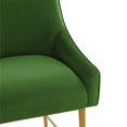 thumbnail image 4 of TOV Furniture Beatrix Green Velvet Upholstered Counter Stool - Gold Legs, 4 of 6