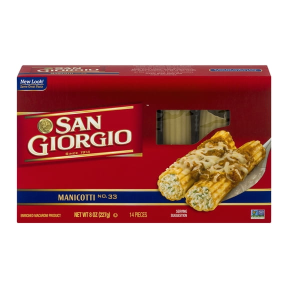 San Giorgio Manicotti 8 Oz Box