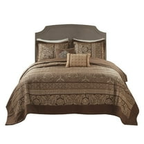 Gracie Mills Bruce 5-Piece Reversible Jacquard Bedspread Set - GRACE-9815
