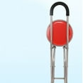 thumbnail image 4 of Tabouret Rond Canne de Marche, Bâton de Marche Chaise Combo Acier Inoxydable 4 Pieds pour Activités de Plein Air, 4 of 7