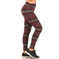 thumbnail image 2 of LAVRA Women's Holiday High Waist Fleece Regular Size Leggings Gift, 2 of 4