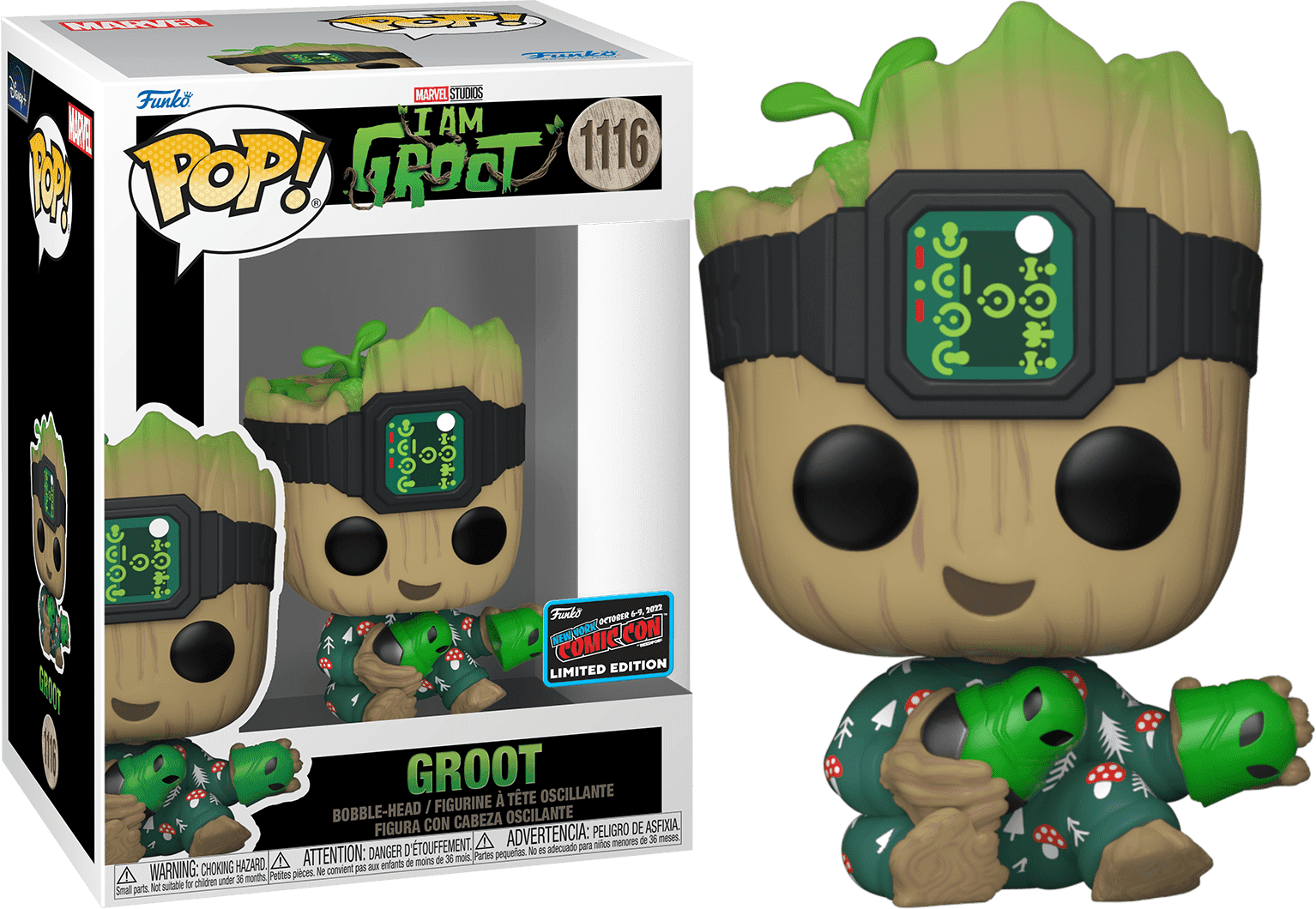 Funko POP! Marvel Heroes Groot with Headband #1116 Limited Edition