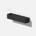 thumbnail image 4 of Veadek Geo Series Short Hanging 16" Planter - Black, 4 of 7