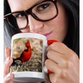 thumbnail image 2 of 3drose, Northern Cardinal Bird, Coastal Texas - Us44 Mpr0140 - Maresa Pryor, 11oz Two-tone Red Mug, 2 of 6