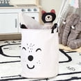 thumbnail image 5 of Foldable Fabric Storage Basket Heavy-Duty Canvas Waterproof, Large Capacity, Reinforced Handles Foldable, Sturdy, Odorless Laundry Hamper, Toy Organizer, General Storage, 5 of 6