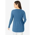 thumbnail image 5 of Jessica London Women's Plus Size Ribbed Baby Doll Tunic Sweater, 5 of 5