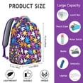 thumbnail image 6 of Marijuana Themed Laptop Backpack for Students - Durable College Bookbag with Protective Sleeve, Trendy Daypack for School and University, Perfect Gift for Fans, 6 of 6