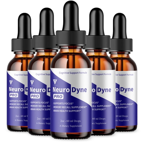 (5 Pack) Neurodyne Premium Nootropic Supplement, Neuro Dyne Max Strength (10oz)