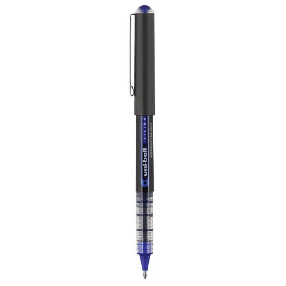 "Vision Roller Ball Pen, Stick, Bold 1 Mm, Blue Ink, Black/blue Barrel, Dozen | Bundle of 5 Dozen"