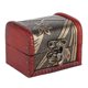 thumbnail image 3 of Joyero vintage NikouMX cofre del tesoro pequeño joyero de madera decorativo rojo cinabrio, 3 of 8