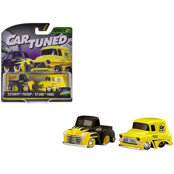 Customs Series 3 Double Pack Set of 2 Cars Diecast Model Cars by CarTuned