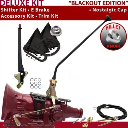 American Shifter AOD Shifter Kit Black 23 in. E Brake Cable Trim Kit for F4149