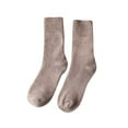 thumbnail image 2 of MSJUHEG Thermal Socks,Wool Ankle Socks Men,Sleep Socks for Men,Thin Wool Socks Men,Wool Socks,Thickened Warm Solid Color Socks Multicolor Mid Tube Socks H One Size, 2 of 3