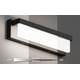 thumbnail image 4 of Lightinn Lámpara Led Para Tocador De Baño Sobre Espejo De 16,5 Pulgadas, Moderna Rectangular, Barra De Iluminación De Metal Negro Mate, Aplique De Pared De Luz Diurna De 4000 K (Negro), 4 of 5