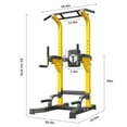 thumbnail image 4 of SogesPower Support de Barre à Traction pour Station de Trempage Tour avec Hauteur Réglable, Équipement d'Entraînement Multifonction pour Gym à Domicile, 4 of 10