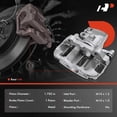 thumbnail image 2 of A-Premium Disc Brake Caliper Assembly with Bracket Compatible with Select Ford, Lincoln and Mercury Models - Mustang, Taurus, Thunderbird, Continental, Mark VII, Cougar, Sable - Rear Driver Side, 2 of 8