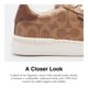 thumbnail image 3 of Sneaker Coach Low Top Luxe Non Tech para mujer, talla 5, 3 of 6