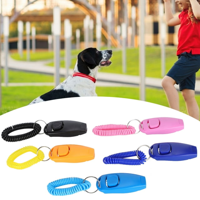 Plastic Dog Whistle, 2-In-1 Dog Training Whistle, Dog Whistle For Pet Training Whistle