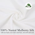 thumbnail image 6 of jiacuix Khaki Standard Size 27in Mulberry Silk Pillowcase For Hair And Skin, 2 Pack Natural Silk Pillowcase Both Sides 16 Momme Premium Grade 6A Silk, Soft Breathable Smooth Silk Pillow Cover, 6 of 8