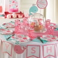 thumbnail image 2 of Lil Spout Pink Whale Animal Ocean Cute Baby Shower Party Invitations, 2 of 2
