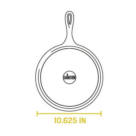 Lodge 10.5 Inch Cast Iron Griddle / Comal
