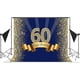 thumbnail image 4 of Fondo de fotografía de feliz 60.º cumpleaños para hombres adultos, azul marino y dorado brillante, fondo de sesenta años, decoraciones brillantes para fiesta de 60.º aniversario., 4 of 5