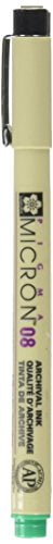 Pigma Micron Fine Line Design Pen, 50mm, Green