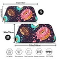 thumbnail image 3 of Balery Donuts1 Windshield Sun Shade, Car Front Window Sunshade Cover ,Automotive Interior Portected Blocks Uv Rays For Car Pickup Truck Suv Accessories- Medium, 3 of 7