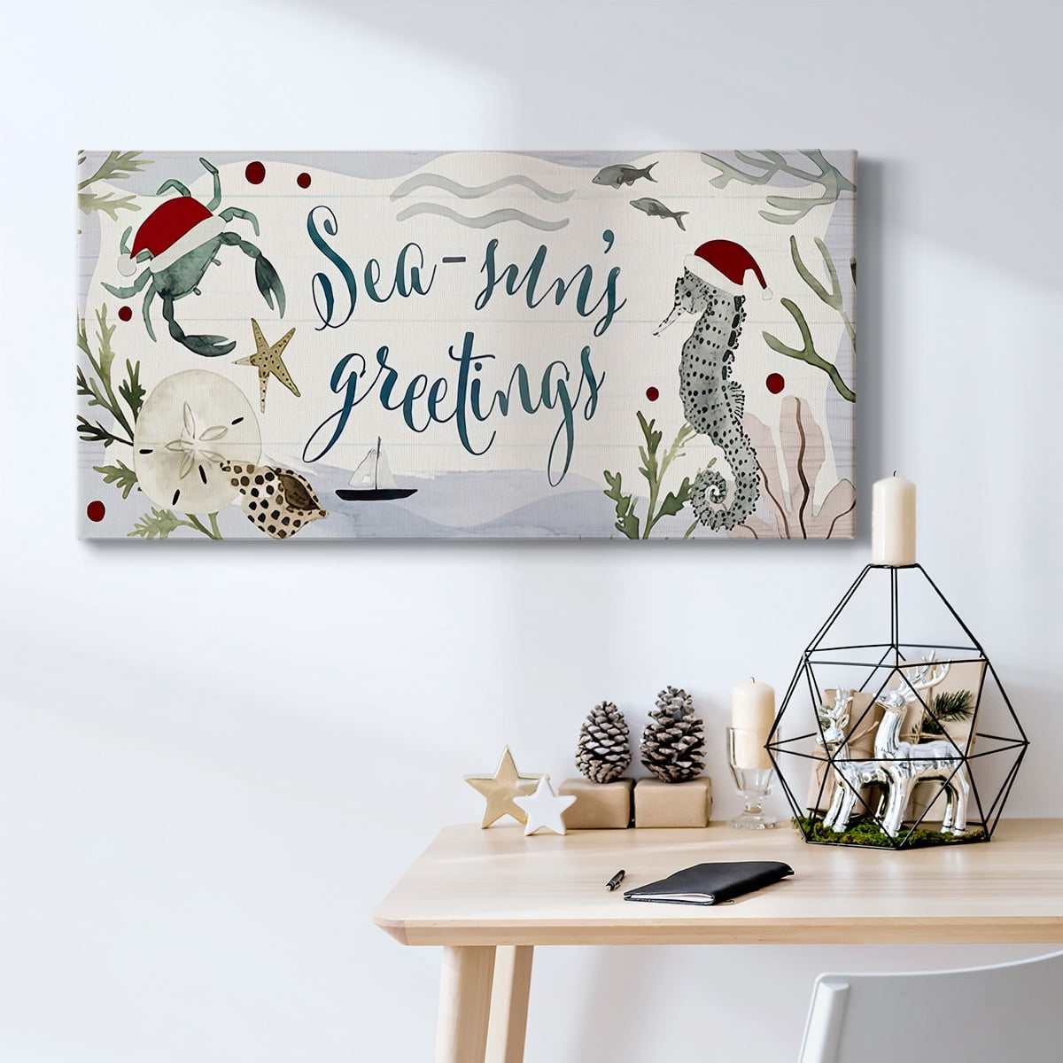 Sun-kissed Christmas Collection D- Gallery Wrapped Canvas