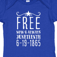 thumbnail image 4 of Inktastic Free- Now and Always- Juneteenth 6-19-1865 Boys or Girls Baby Bodysuit, 4 of 5