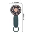 thumbnail image 3 of Kieccall Mini Handheld Fan USB Rechargeable Compact Personal Cooling Device Lightweight Portable Air Cooler for All Season Use, 3 of 7