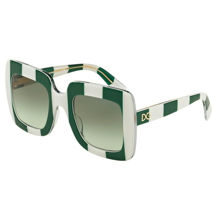 - DOLCE & GABBANA Sunglasses DG 4263 30268E Stripe Green/White 50MM
