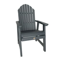 Highwood Hamilton Adirondack Deck Chair - Dining Height, Outdoor, Eco-friendly, Synthetic Wood