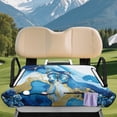 thumbnail image 3 of Uourmeti Butterfly Marble Pattern Golf Cart Seat Covers Non-slip, Soft, Suitable for Sports, Fit for Club Car, 3 of 8