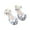 Silver, variant on Girls Shoes Sparkly Rhinestone Ballerina Flat Soft Sole Mary Jane Princess Party Dress Shoes for Youth Female