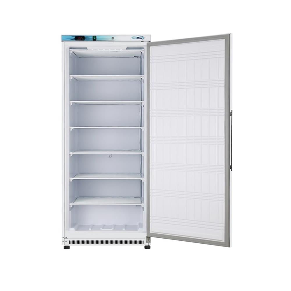 Pemberly Row 21 cu. ft. Commercial Reach-in Freezer in White Manual Defrost