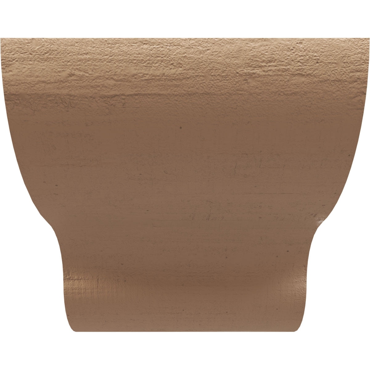 4"W x 8"D x 4"H Wide Greensboro Rough Cedar Woodgrain TimberThane Corbel, Primed Tan