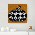 thumbnail image 2 of Ready2HangArt ChiChi Décor 'Glamoween Pumpkin III' Halloween Canvas Wall Art 12" W x 12" H, 2 of 5
