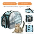 thumbnail image 4 of Paquete de transporte de mascotas Bolsas portátiles transparentes plegables con espacio par Abanopi Bolsa portátil, 4 of 7