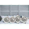 thumbnail image 2 of Ambesonne Mandala Throw Pillow Cover 4 Pack, Moon Stars Bohemian Pattern, 18", White Beige and Black, 2 of 5