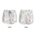 thumbnail image 4 of Disketp Cartoon Bunny Print Women's Shorts Workout Shorts for Athletic Gym Running Shorts with Phone Pockets Small, 4 of 8