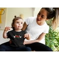 thumbnail image 3 of Old Glory Toddler Christmas Heavy Metal Horns Short Sleeve T Shirt, 3 of 6