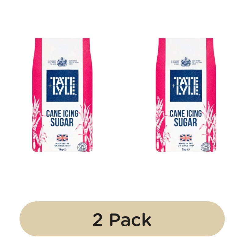 Tate & Lyle Fairtrade Icing Sugar 1kg, British Import (Pack of 2)
