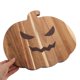 thumbnail image 2 of Bandeja de madera con forma de calabaza para Halloween, tabla de quesos rústica con temática de otoño, bandeja para aperitivos para la fiesta de Acción de Gracias y la cosecha de otoño., 2 of 8