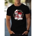 thumbnail image 1 of Camiseta creativa con estampado de zapatillas de lona para hombre, informal, de manga corta y cuello redondo, ideal para verano al aire libre. Ideal para adultos, hombres, mujeres, adolescentes, jóven, 1 of 6