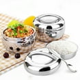thumbnail image 4 of Portable Stainless Thermo Insulated Thermals Food Container Bento  Lunch Box, 4 of 7