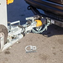 LIFKOME Stainless Steel Cargo Tie-Down Anchors Trailer Drop-In D Rings Heavy Duty Removable D-Rings V-Shaped Anchors for Cargo Securing