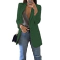thumbnail image 2 of Cárdigan De Mujer, Trajes Casuales, Cuello De Solapa Para Vacaciones, oscuro S Yuyangstore Traje de rebeca de mujer, 2 of 6