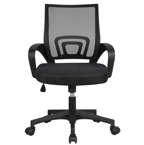 Yaheetech Height Adjustable Ergonomic Office Chair Mid ...